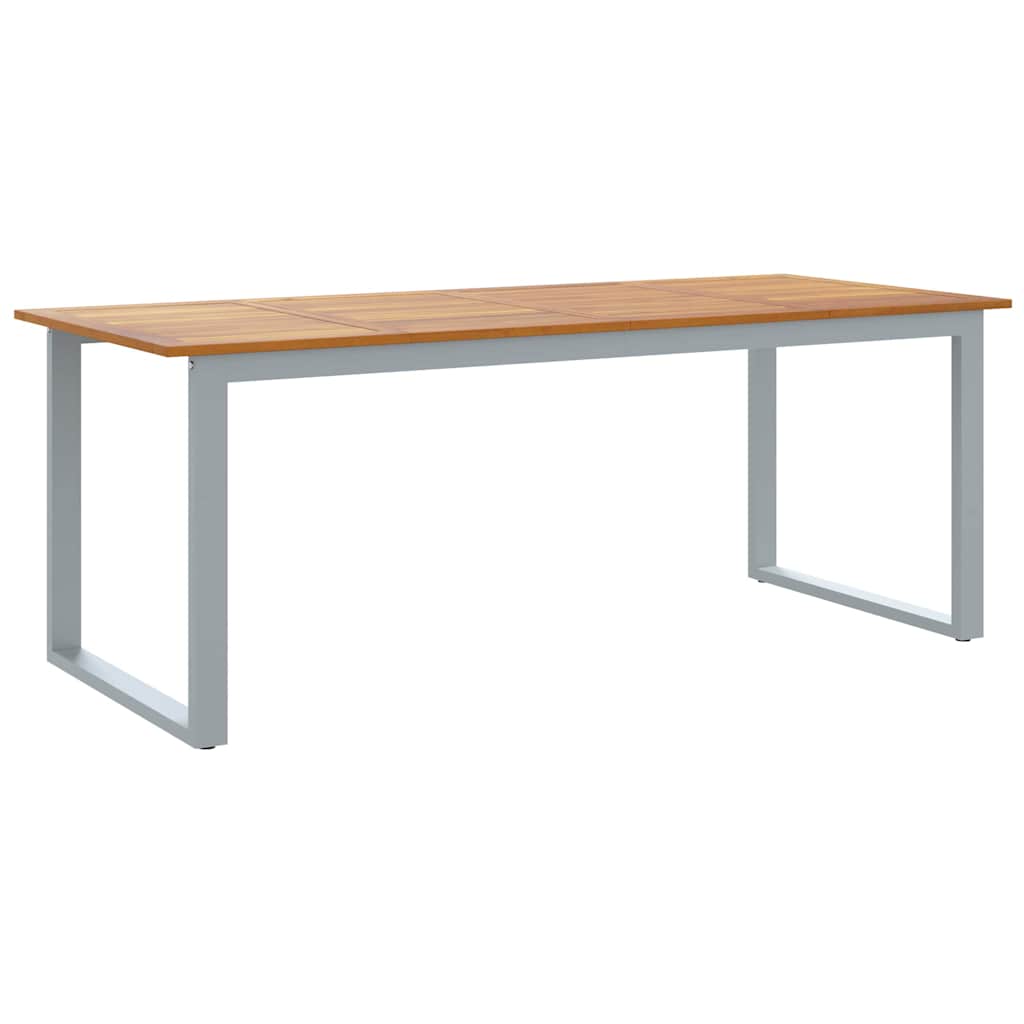 Maison Exclusive - Gartentisch Grau 200 X 90 X 75 Cm Massivholz A