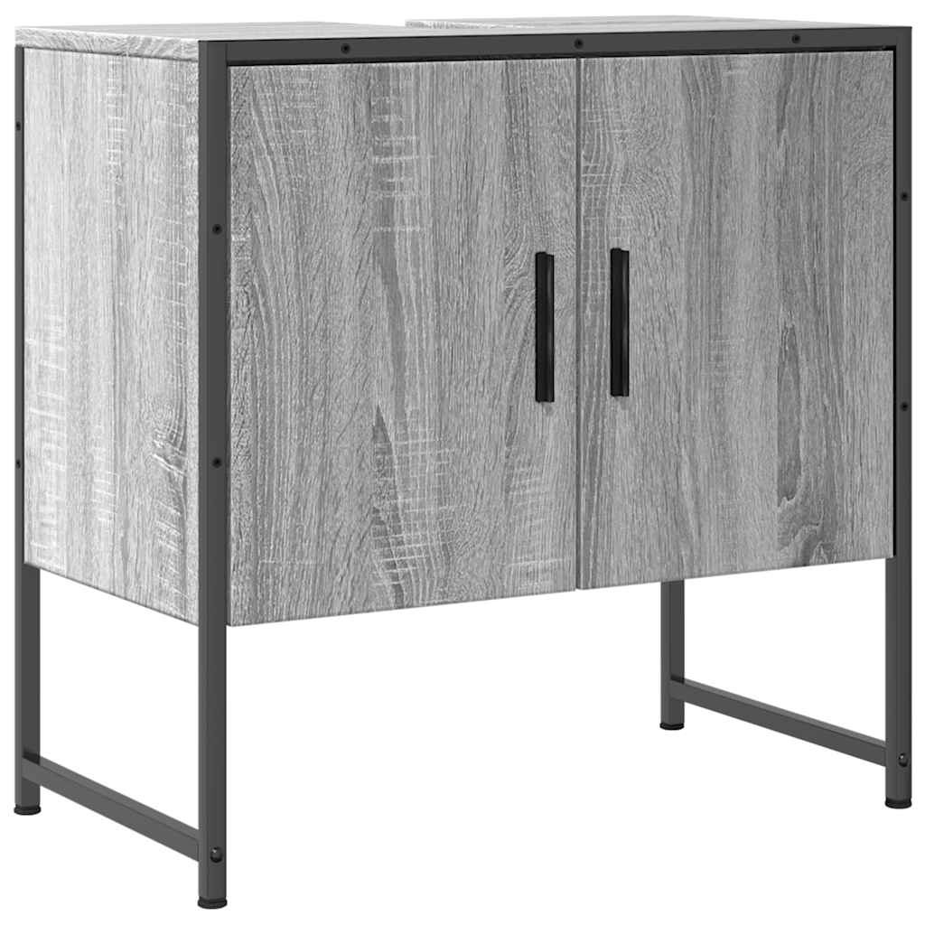 Maison Exclusive - Waschbeckenunterschrank Grau Sonoma 60x33x60 C