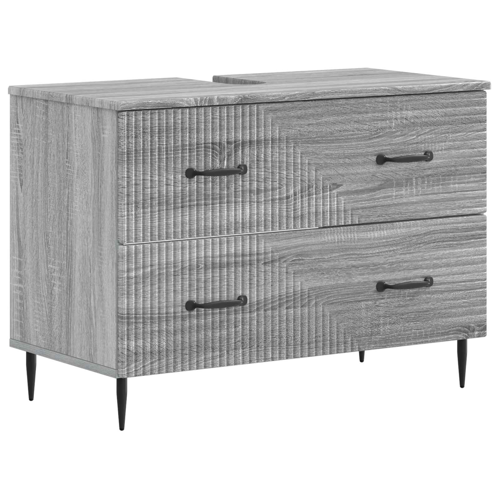 Maison Exclusive - Waschbeckenschrank Haarlem Sonoma-grau 82 X 41