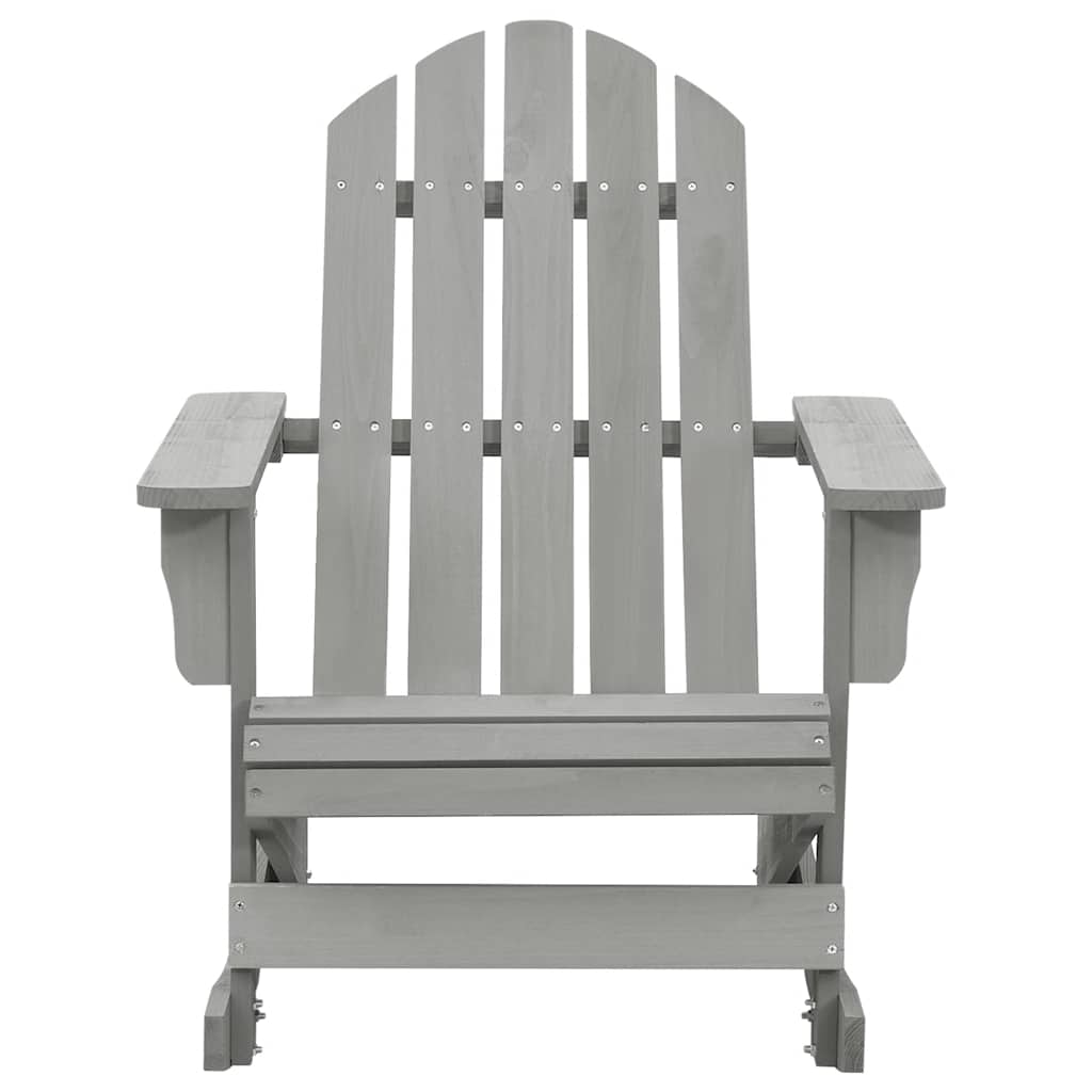 Maison Exclusive - Garten-schaukelstuhl Holz Grau