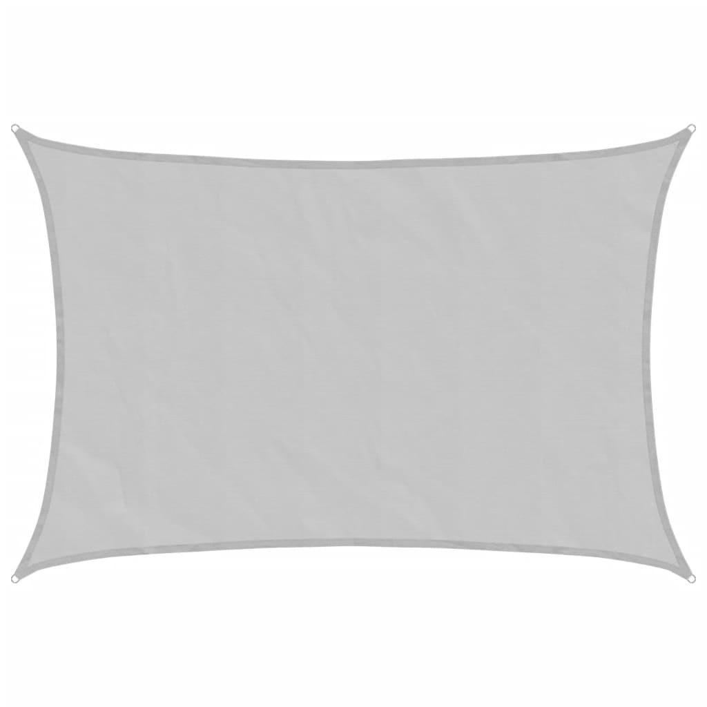 Maison Exclusive - Sonnensegel Hellgrau 4,5x3,5 M 100% Polyester