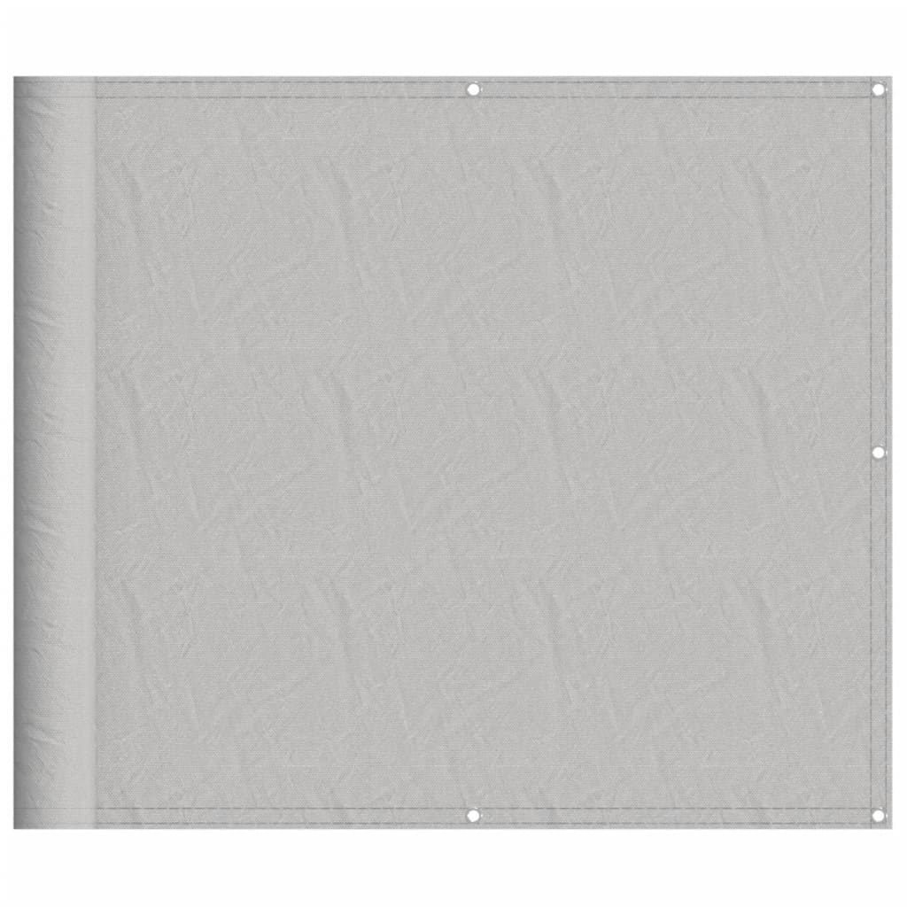 Maison Exclusive - Balkon-sichtschutz Hellgrau 90x500 Cm 100 % Po