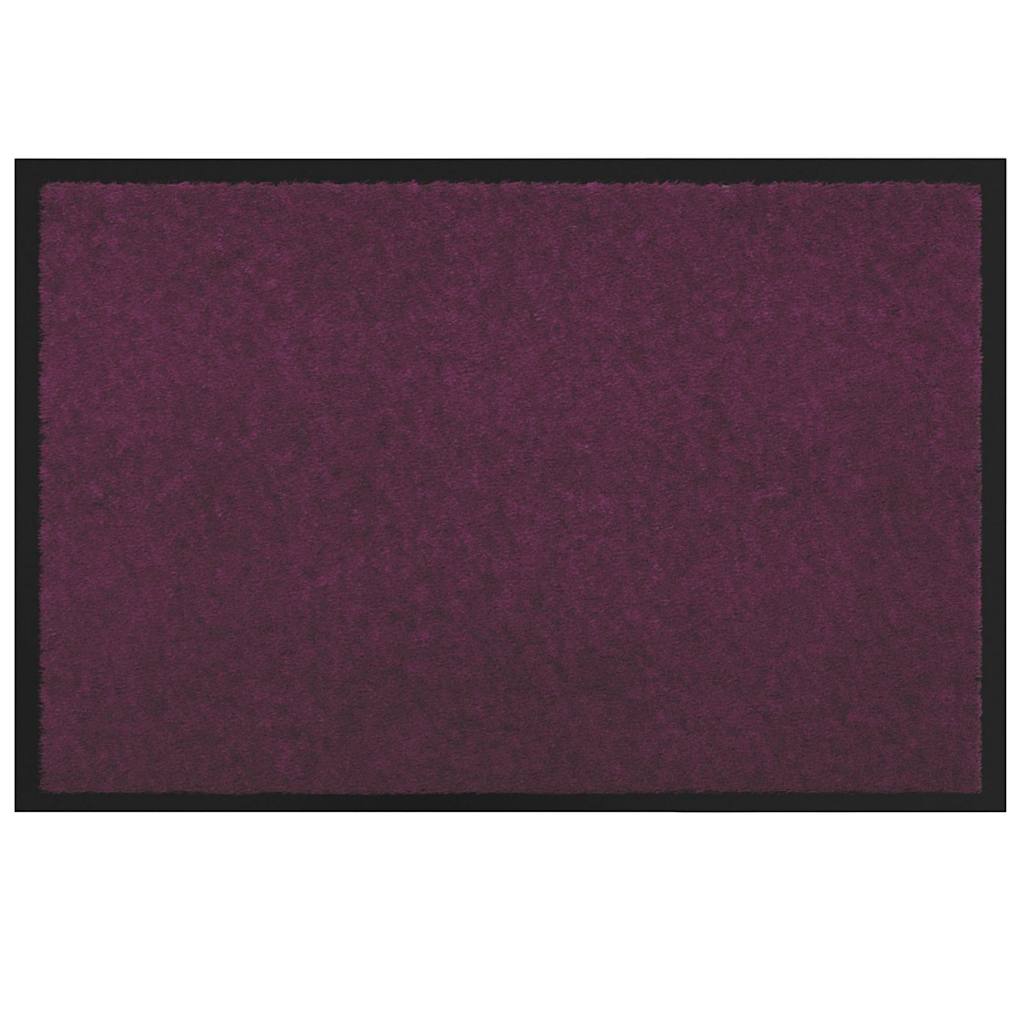 Maison Exclusive - Fußmatte Bordeaux 60 X 40 X 1,2 Cm Teddystoff