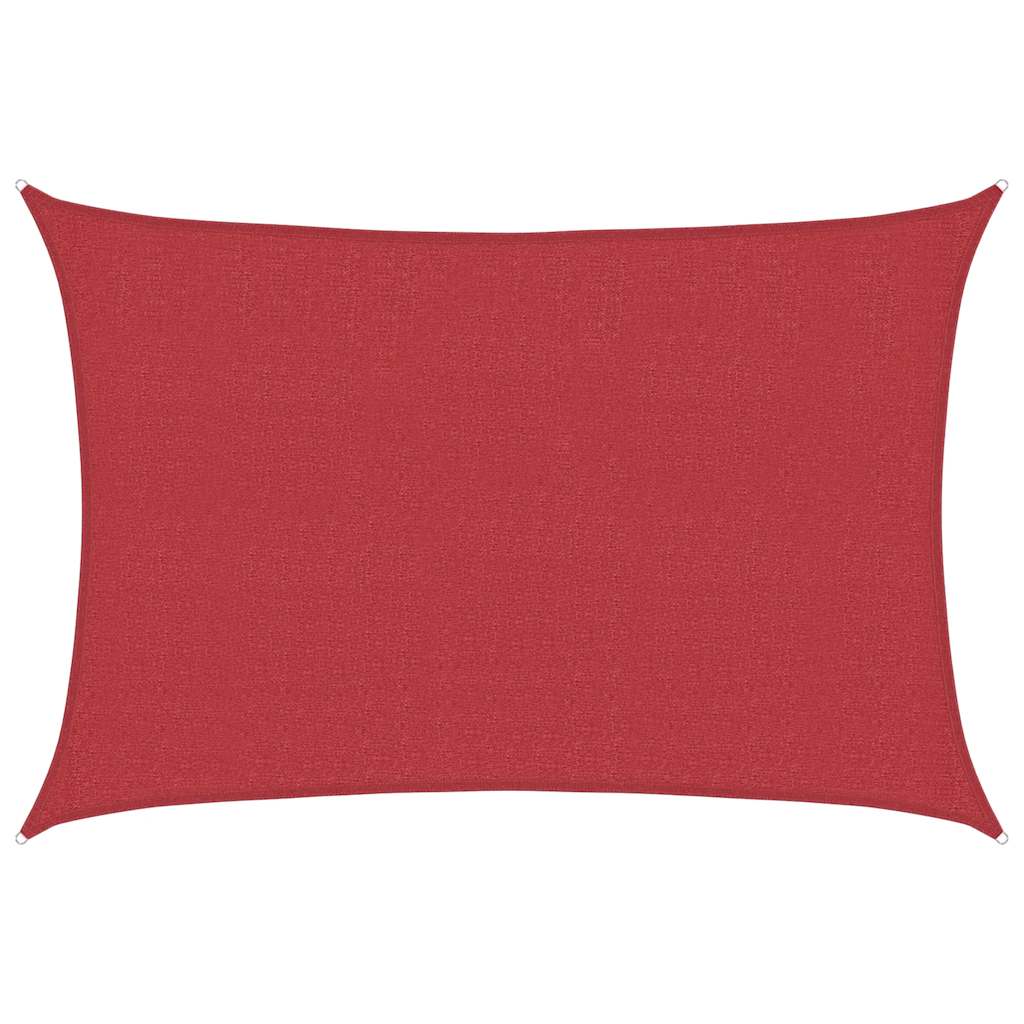 Maison Exclusive - Sonnensegel 160 G/m² Rot 4x5 M Hdpe