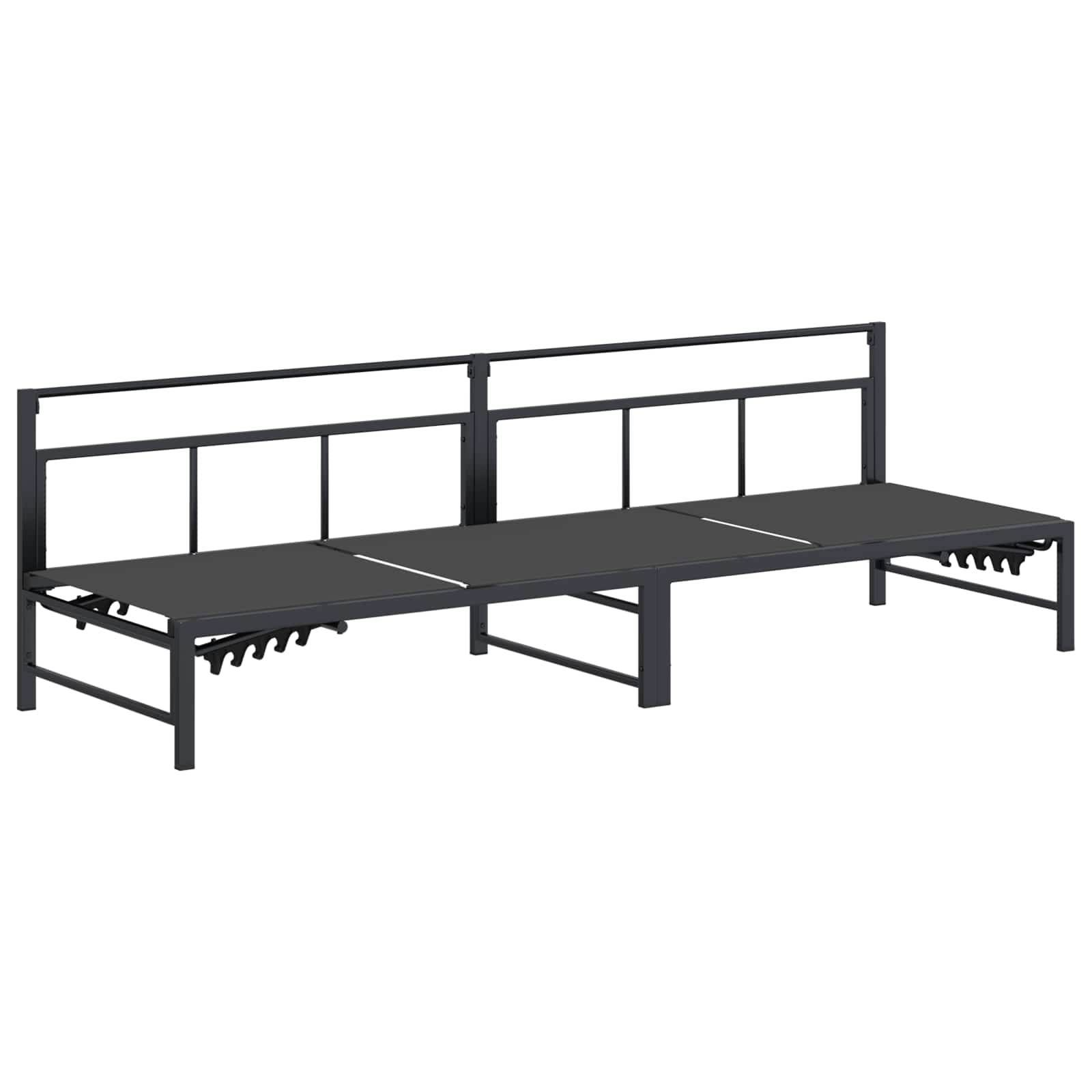 Maison Exclusive - Sonnenliege Textilene Schwarz