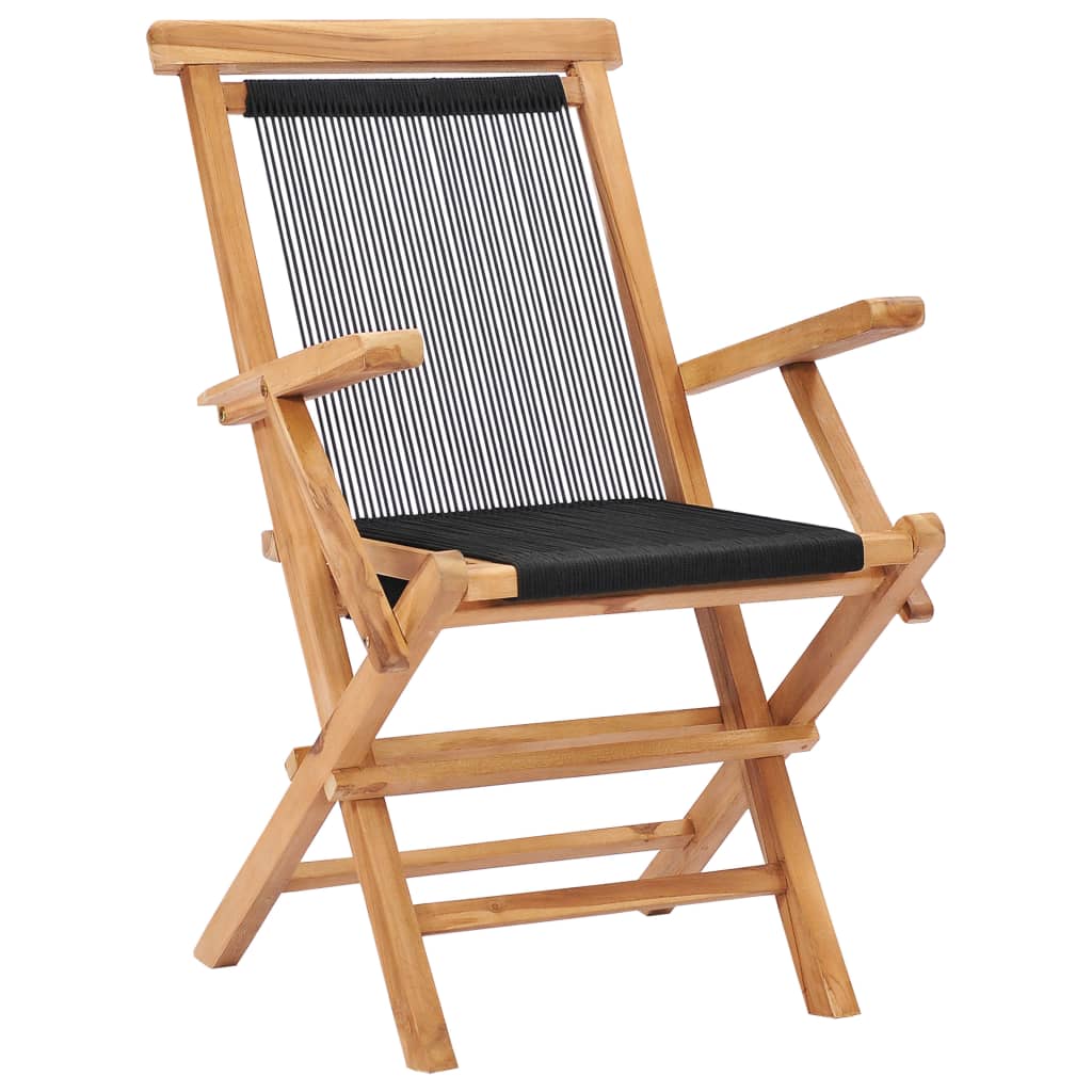 Maison Exclusive - Klappstühle, 2 Stück, Aus Massivem Teakholz Un