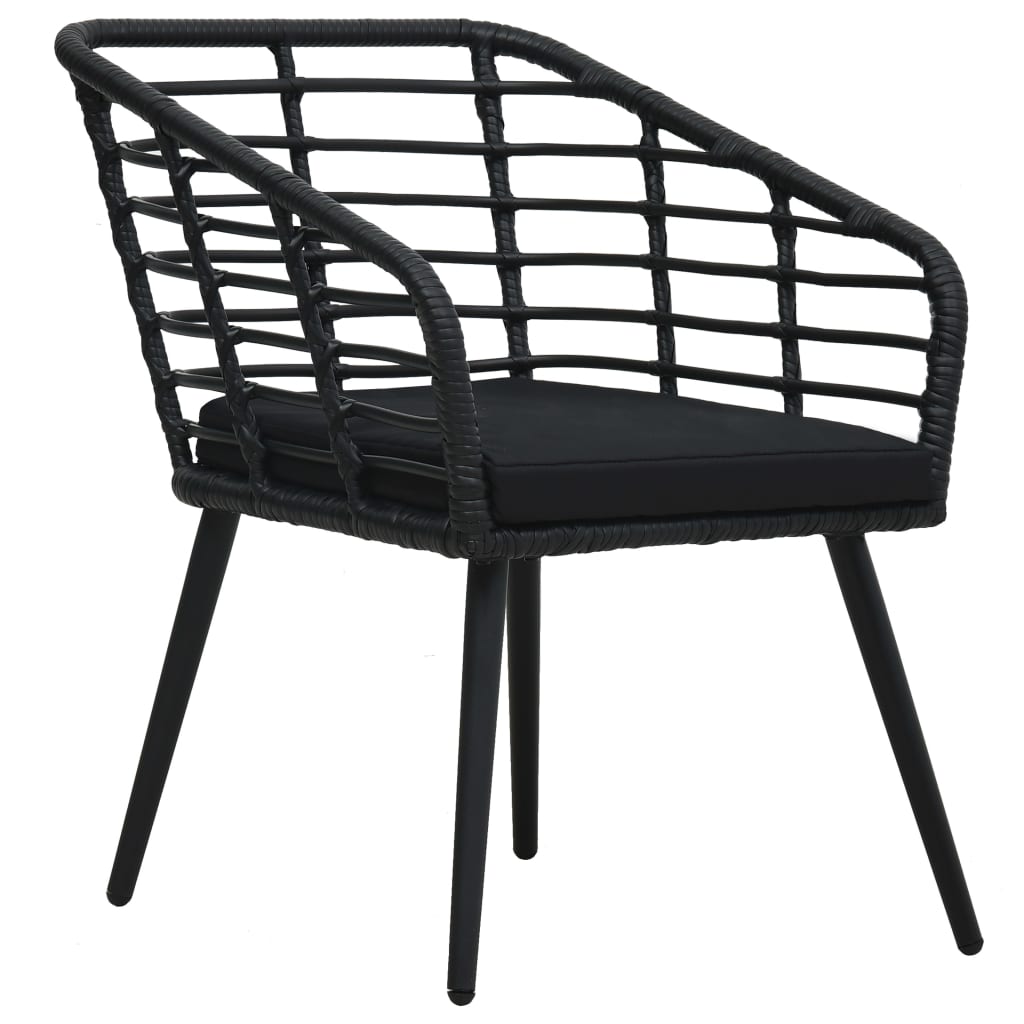 Maison Exclusive - Gartenstühle 2 Stk. Mit Auflagen Poly Rattan S