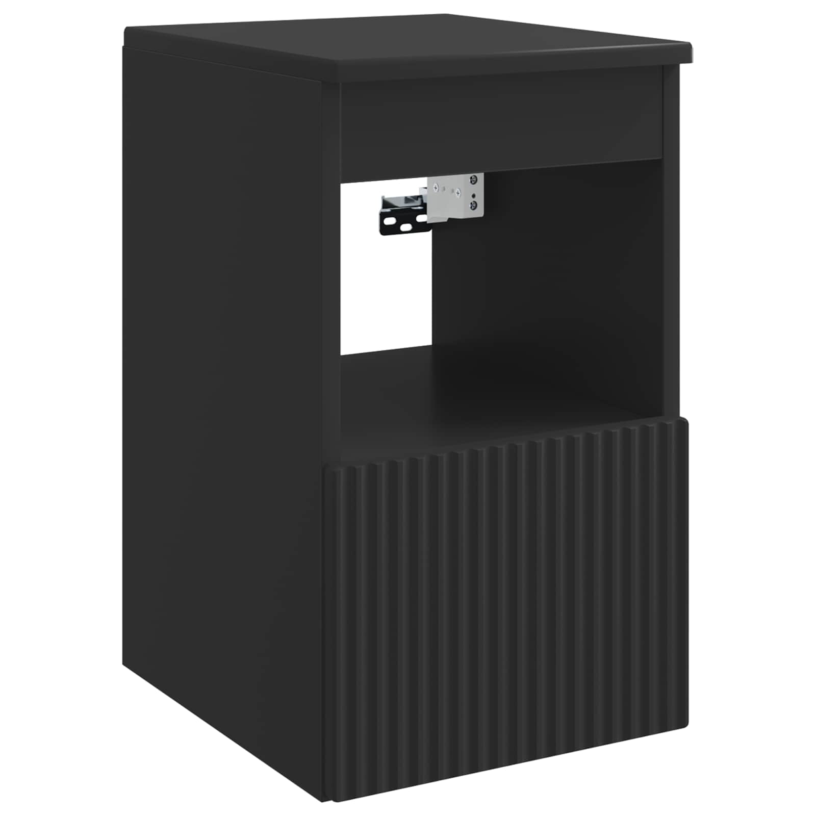 Maison Exclusive - Badezimmerschrank Schwarz 30 X 35 X 50 Cm Holz