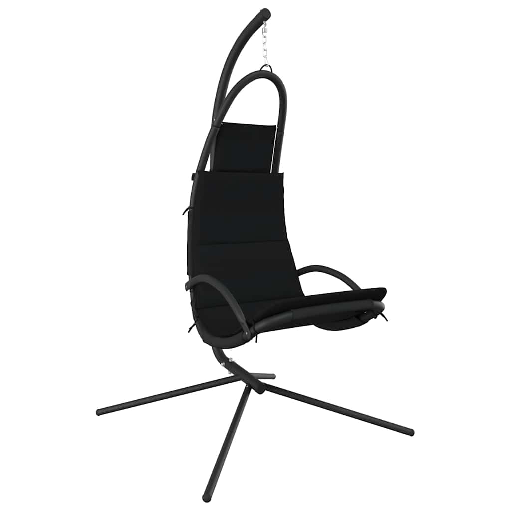 Maison Exclusive - Garten-hängestuhl Mit Kissen Schwarze Oxford-g