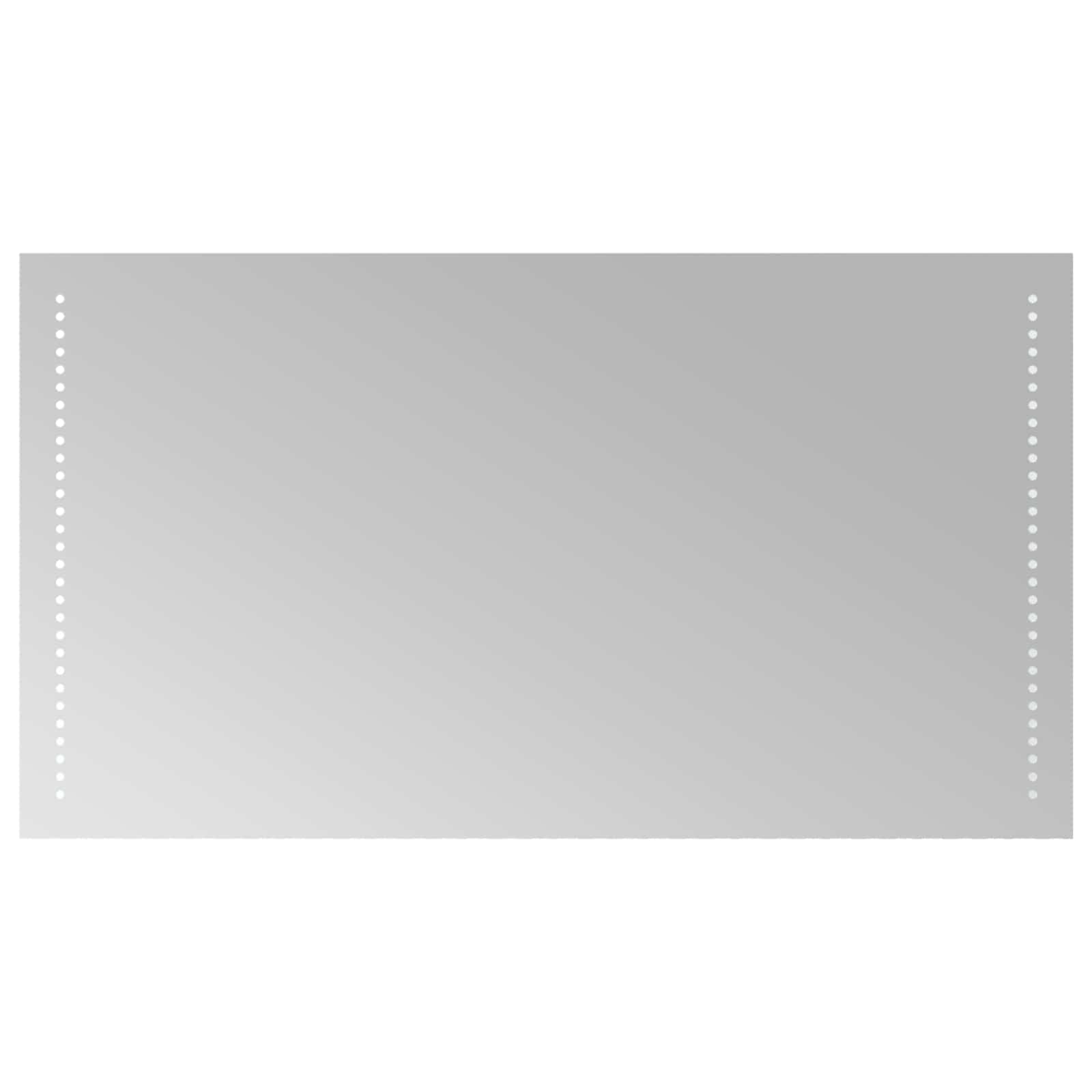 Maison Exclusive - Led-badezimmerspiegel Transparent 90 X 50 Cm G