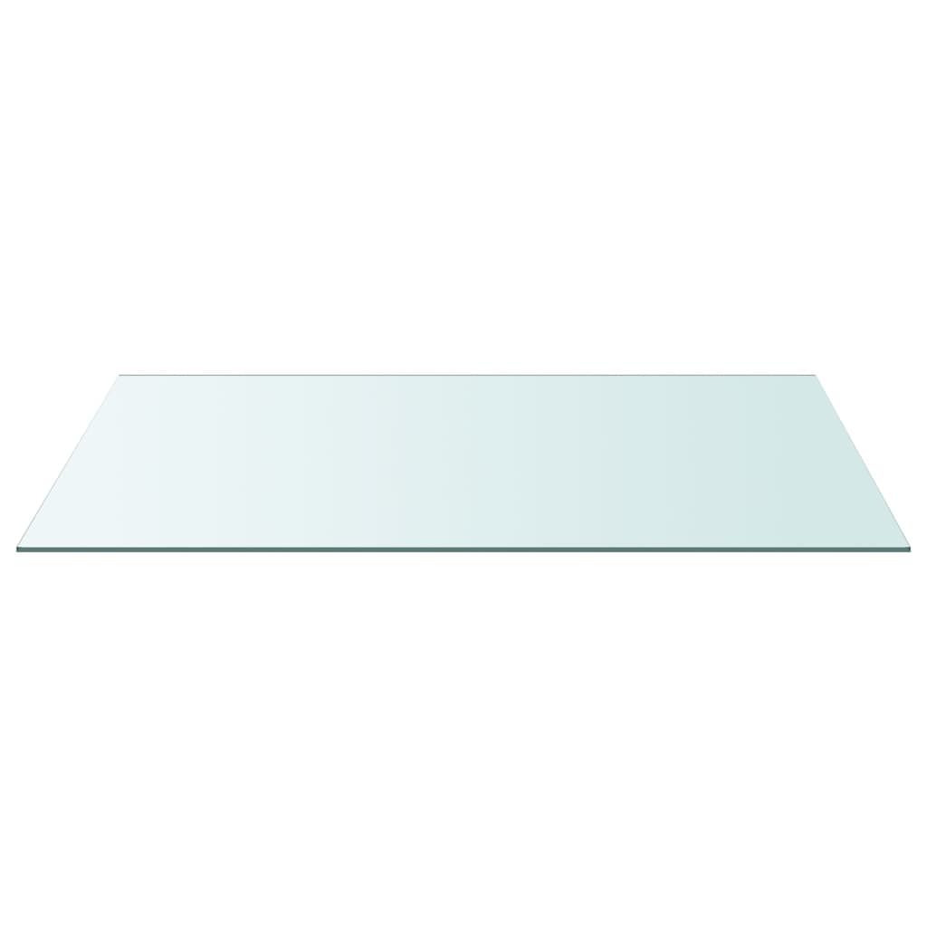Maison Exclusive - Tischplatte Transparent 50x100 Cm Hartglas