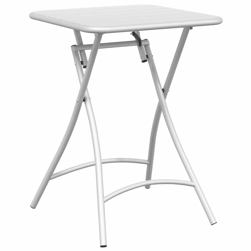 Maison Exclusive - Bistrotisch Weiß 55 X 55 X 72,5 Cm Pulverbesch