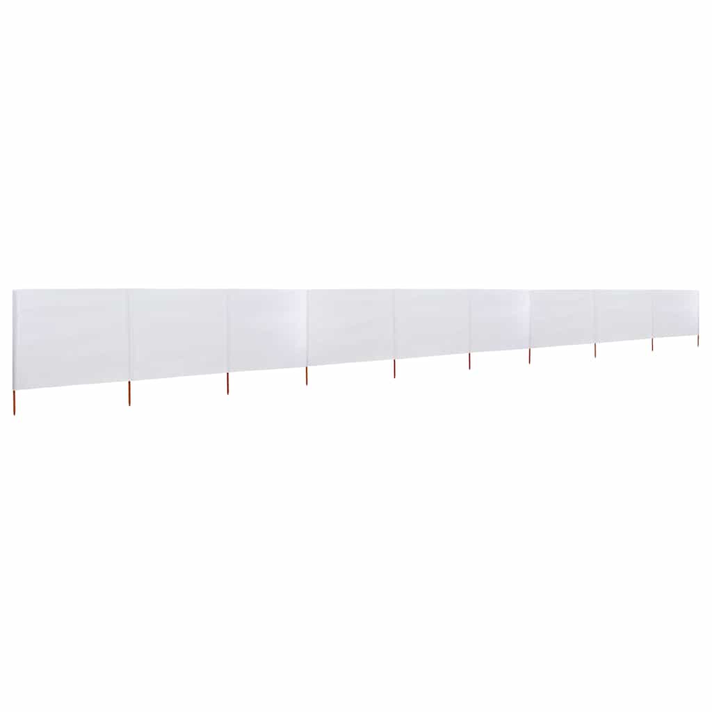 Maison Exclusive - 9-teiliges Windschutzgewebe 1200 X 160 Cm Sand