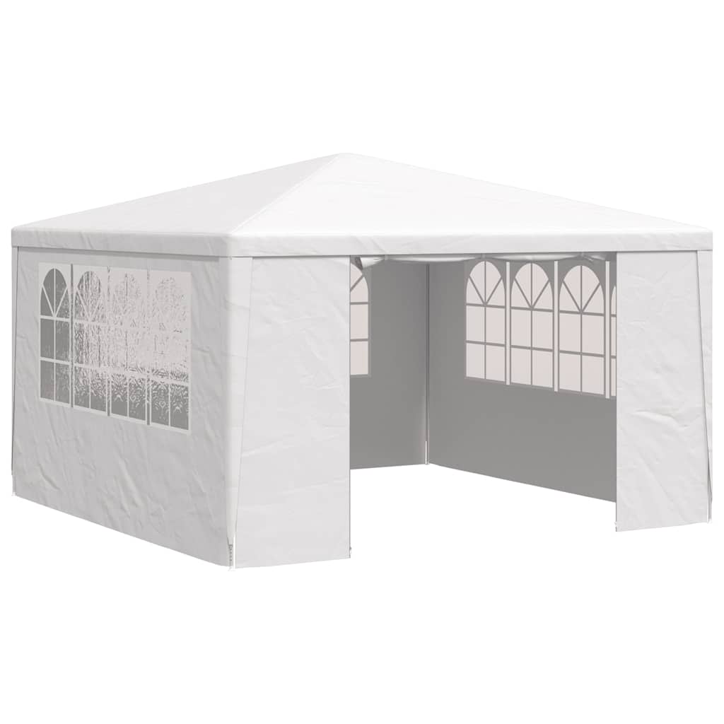 Maison Exclusive - Profi-partyzelt Mit Seitenwänden 4×4 M Weiß 90
