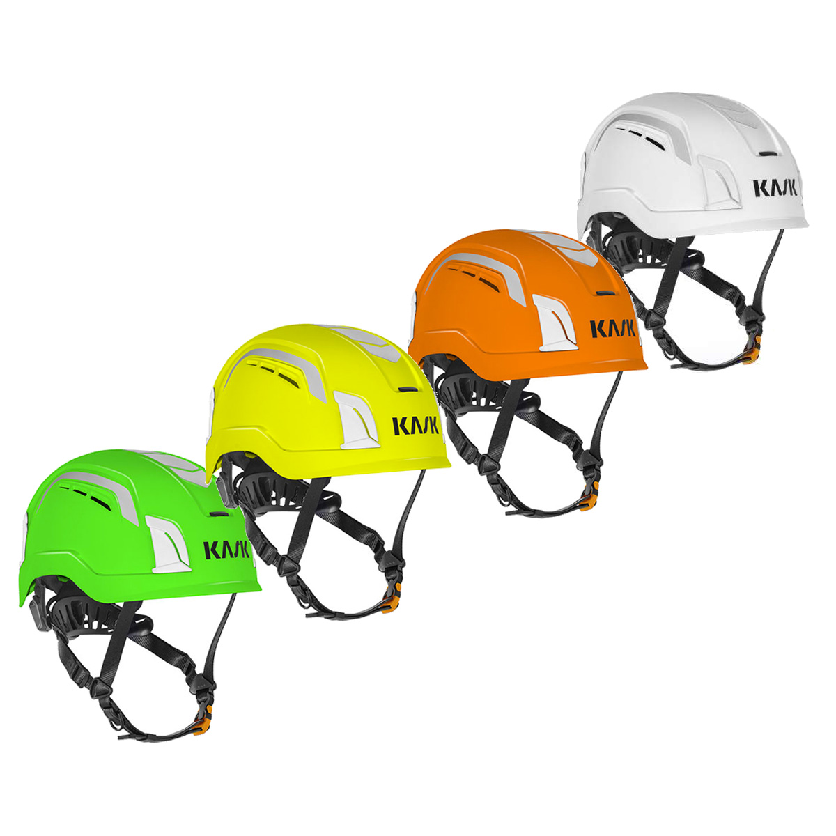 Kask Zenith X Air Hi Viz Warnschutz Arbeitshelm - - Gelb