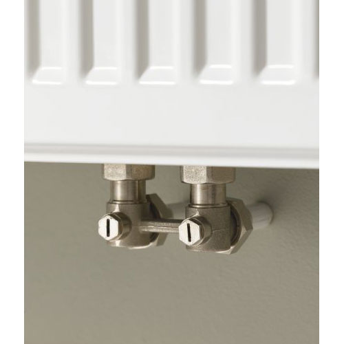 Kermi Therm-x2 Profil Vplus Ventilheizkörper Mittelanschluss Typ 22 600x800mm Ventilposition Rechts Ftp220600801r1k