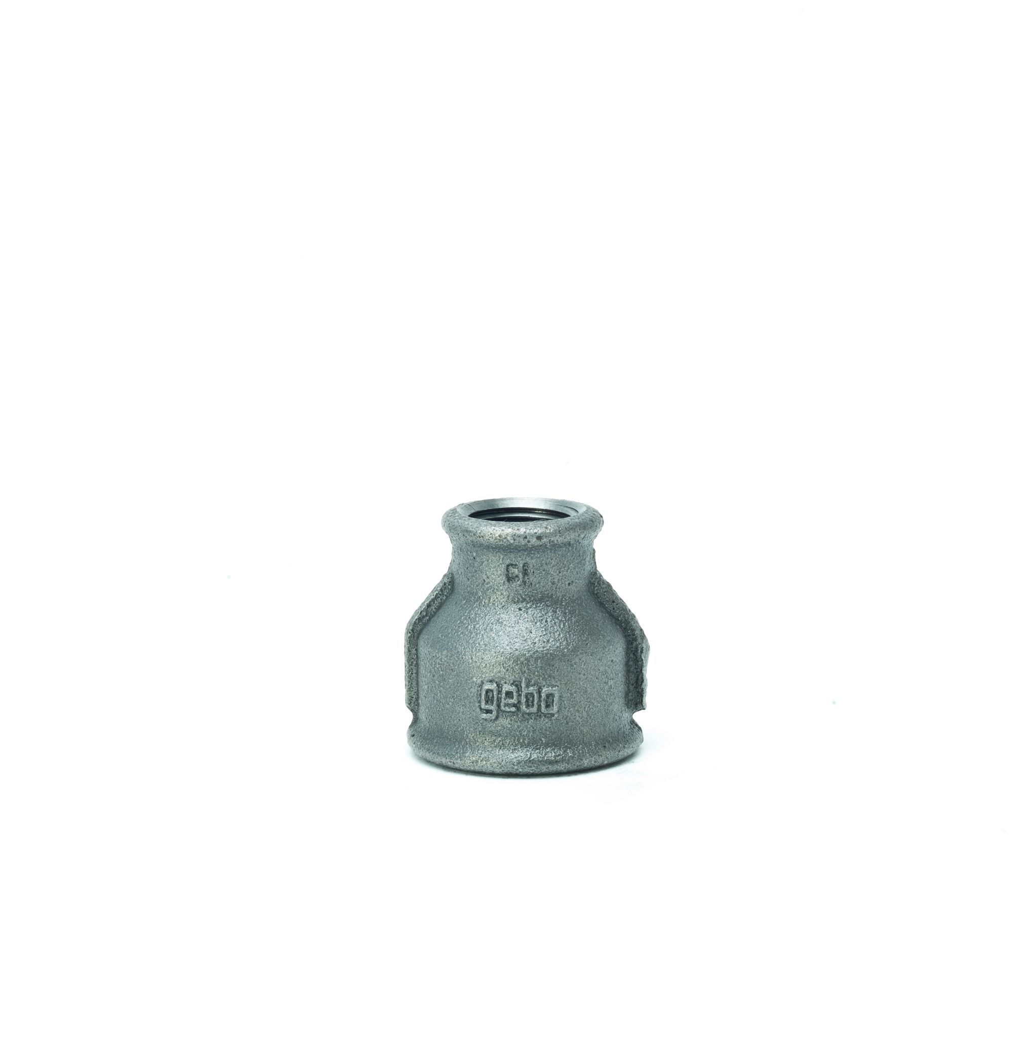 Gebo Temperguss-absatzmuffe Nr.240 21/2 X 1&quot Schwarz