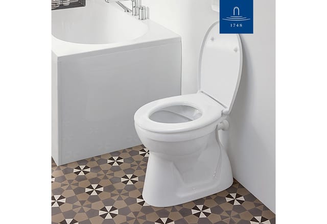 Villeroy & Boch O.novo WC-Sitz 438 x 368 x 49 mm mit SoftClosing und QuickRelease Duroplast Weiß Alpin
