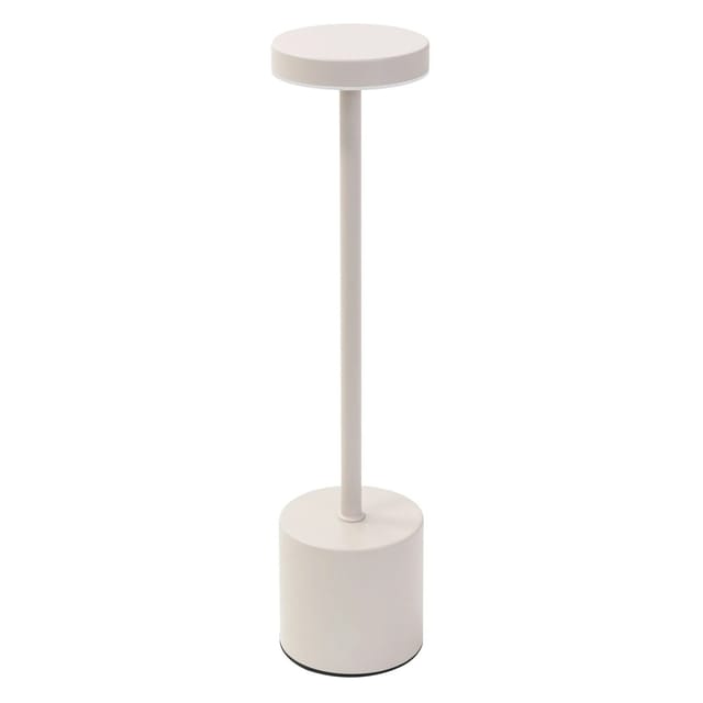 ML-Design LED Tischlampe Kabellos Touch Creme Ø8x34,5 cm Dimmbar