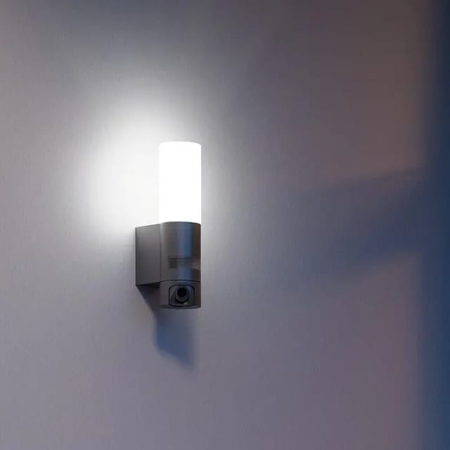 Steinel LED-Außenleuchte L 625 CAM SC mit QHD-Weitwinkelkamera Anthrazit