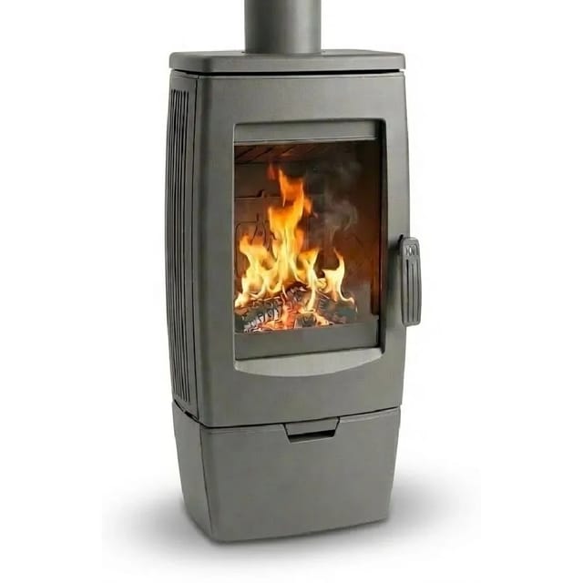 Plamen Gusskaminofen Gala Grau und 8 kW