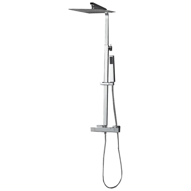 Glasdeals Duschstangen-Set THERMO-S30 mit Thermostat Chrom 8422