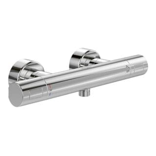 Villeroy & Boch Duscharmatur Universal Taps & Fittings Aufputz-Thermostat mit Verbrühschutz Sicherheitssperre Chrom