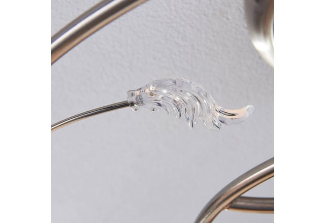 Lindby Deckenlampe Svean 9620765 Modern in Alu aus Glas 4-flammig E14 Wohnzimmerleuchte