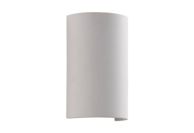 Lindby Wandleuchte Wandlampe Innen Colja 9621341 Modern in Weiß aus GipsTon 1-flammig G9 Wohnzimmerleuchte