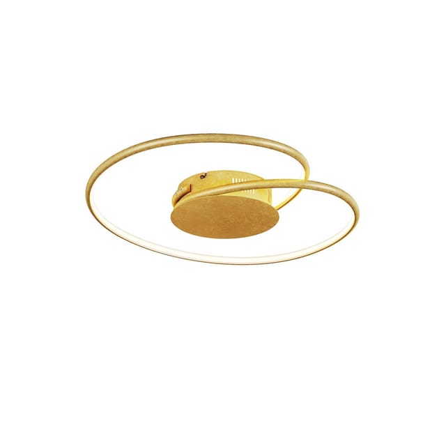 Lindby LED Deckenleuchte Joline 9639129 Modern in Gold Messing aus Metall Wohnzimmerleuchte