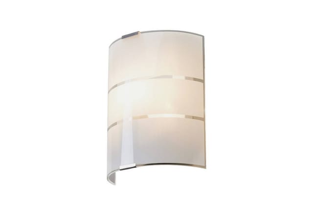 Lindby Wandleuchte Wandlampe Innen Vincenzo 9625001 Modern in Weiß aus Glas 1-flammig E14 Wohnzimmerleuchte