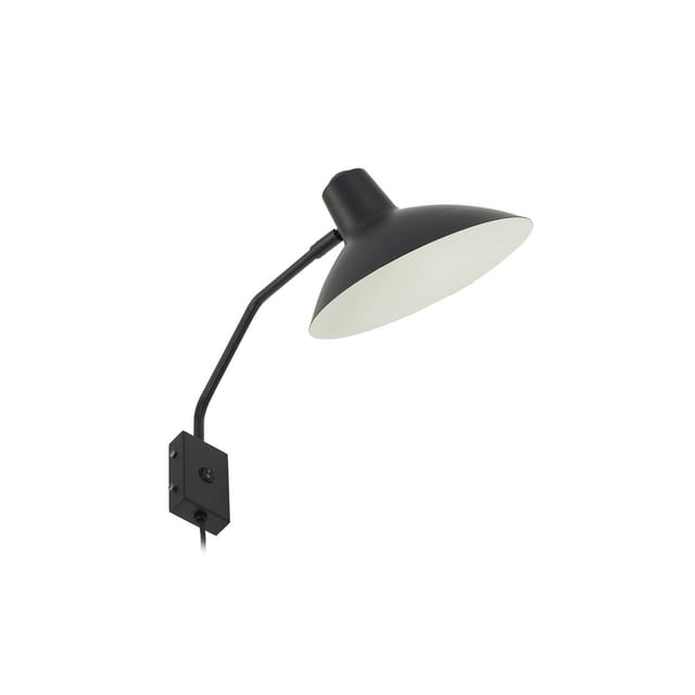 Lindby Wandleuchte Wandlampe Innen Adrik 10025801 Modern in Schwarz aus Metall 1-flammig E27 Wohnzimmerleuchte