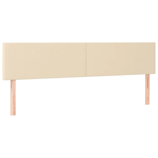 vidaXL LED Kopfteil Creme 180x5x78/88 cm Stoff 3121351