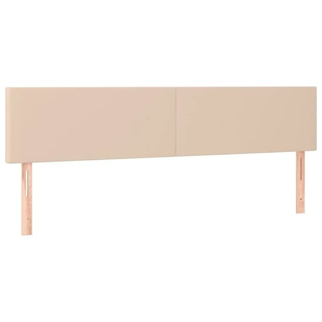 vidaXL LED Kopfteil Cappuccino-Braun 180x5x78/88 cm Kunstleder 3121439
