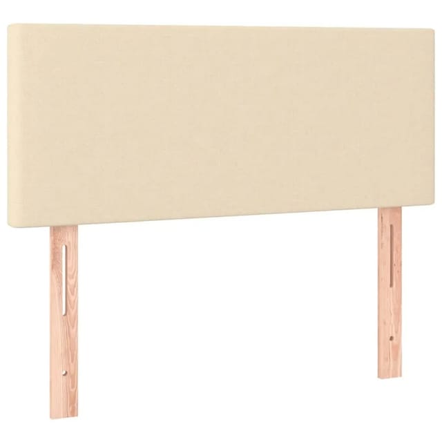 vidaXL LED Kopfteil Creme 80x5x78/88 cm Stoff 3121311