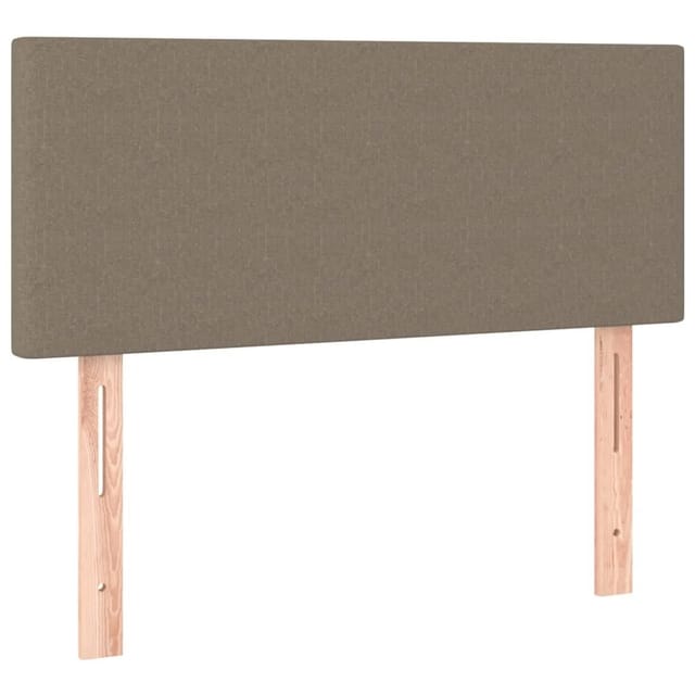 vidaXL LED Kopfteil Taupe 90x5x78/88 cm Stoff 3121318