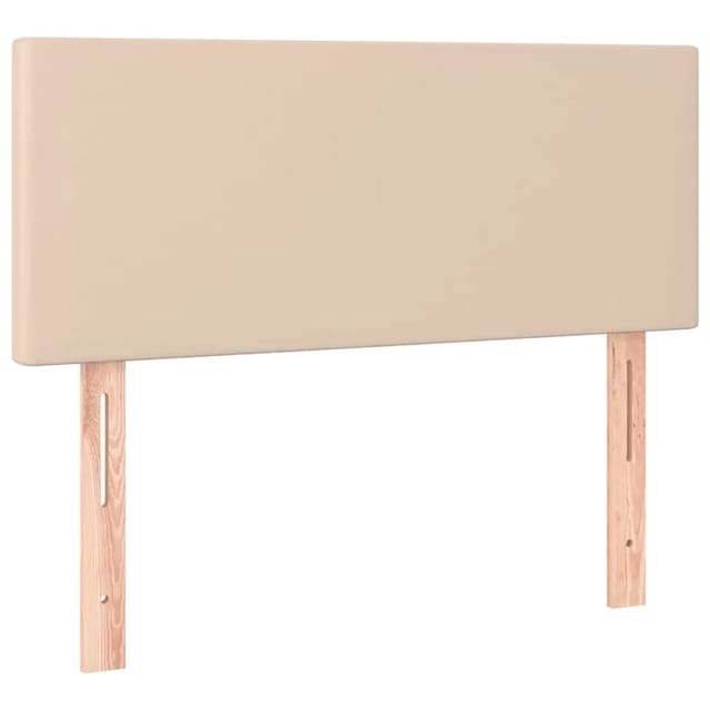 vidaXL LED Kopfteil Cappuccino-Braun 80x5x78/88 cm Kunstleder 3121409