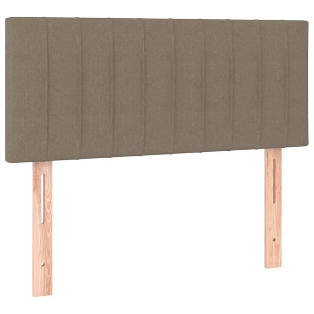 vidaXL LED Kopfteil Taupe 80x5x78/88 cm Stoff 3121828