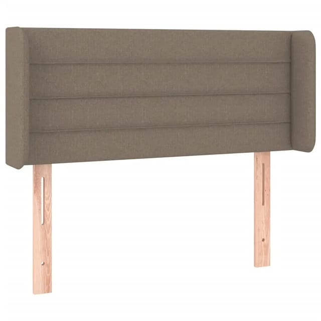 vidaXL LED Kopfteil Taupe 93x16x78/88 cm Stoff 3123362