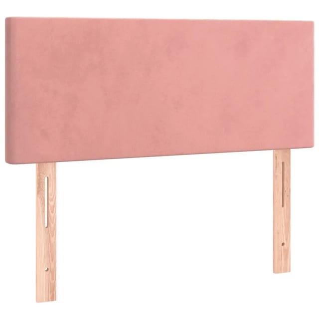 vidaXL LED Kopfteil Rosa 90x5x78/88 cm Samt 3121373