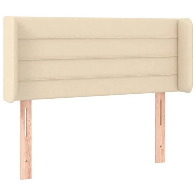 vidaXL LED Kopfteil Creme 103x16x78/88 cm Stoff 3123371