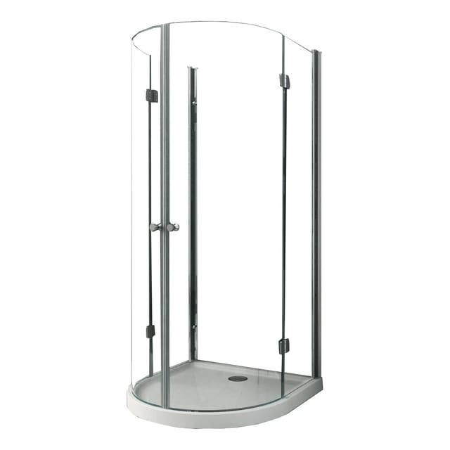 Glasdeals Faltbare U Duschkabine DOBRO 90 x 90 x 195 cm – 3381
