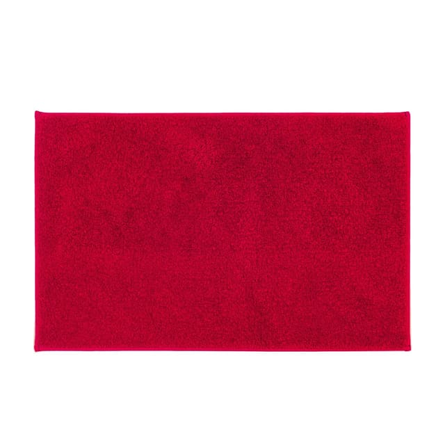 Floordirekt Badematte Nasa Waschbar Verstärkte Kanten Rot 120 x 180 cm