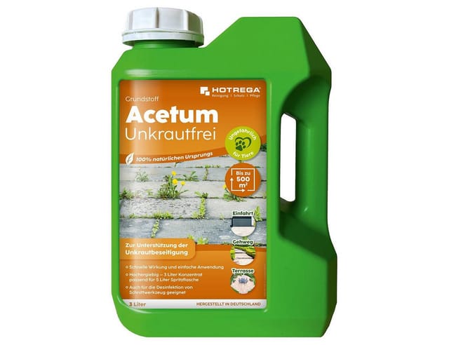 Hotrega Grundstoff Acetum Unkrautfrei Konzentrat 3 L