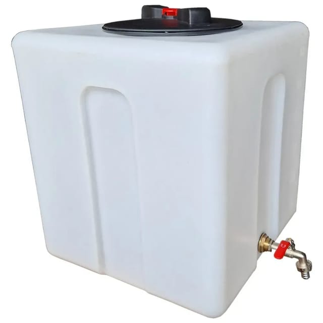 KMND Wassertank 60L mit Hahn/ Trinkwasserbehälter Lebensmittelecht