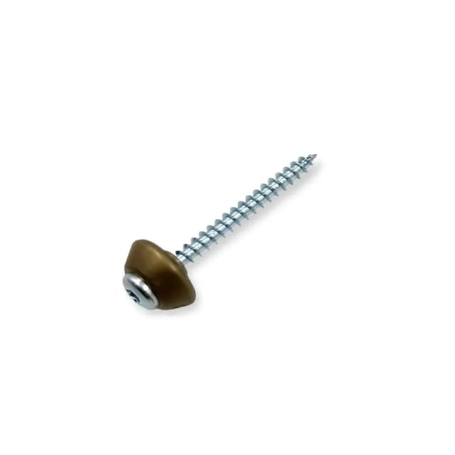 MK PC DIAMONDS Verzinkte Schrauben M5 x 50 mm Für Holz Mit Bronzen Dichtscheibe 50 Stück