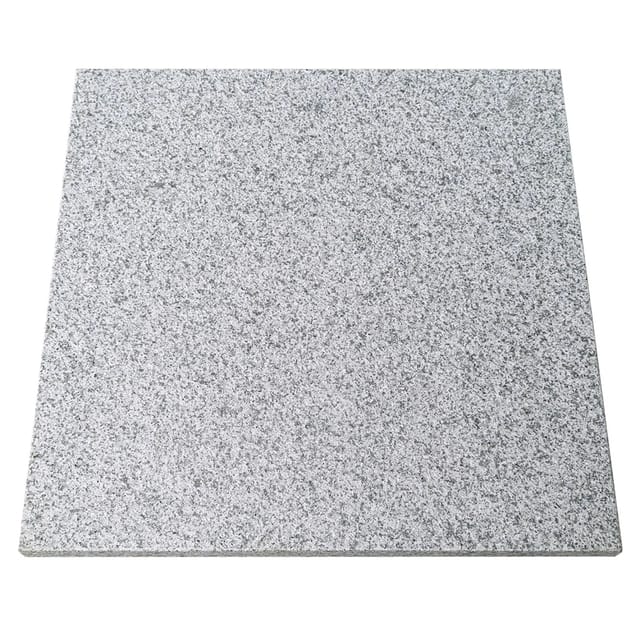 Eurostone Bodenplatte Granit Gesägt Geflammt Grau 60 cm x 60 cm x 3 cm