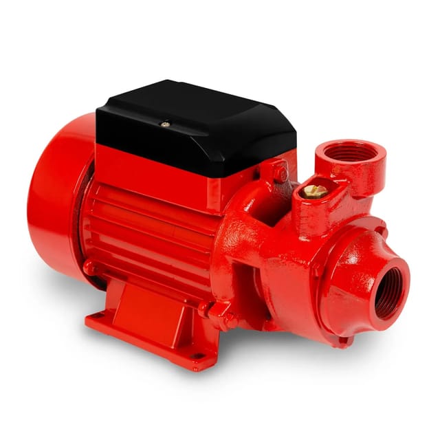 EBERTH Wasserpumpe 1 Zoll Anschluss 750 W 8m Ansaughöhe 50m Förderhöhe 2400 L/h für Klares Wasser