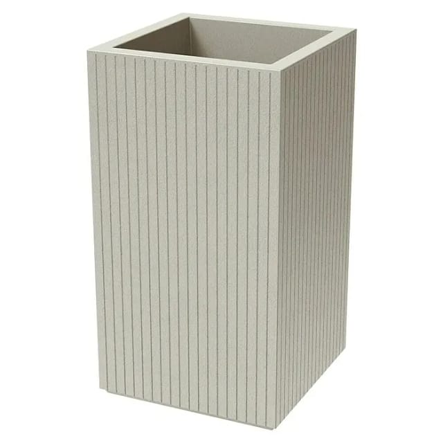 Prosperplast Blumentopf Coro Square Hoch 40 cm x 40 cm x 70 cm Sand