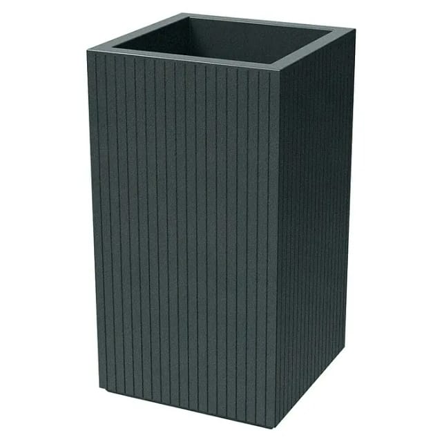 Prosperplast Blumentopf Coro Square Hoch 40 cm x 40 cm x 70 cm Graphit